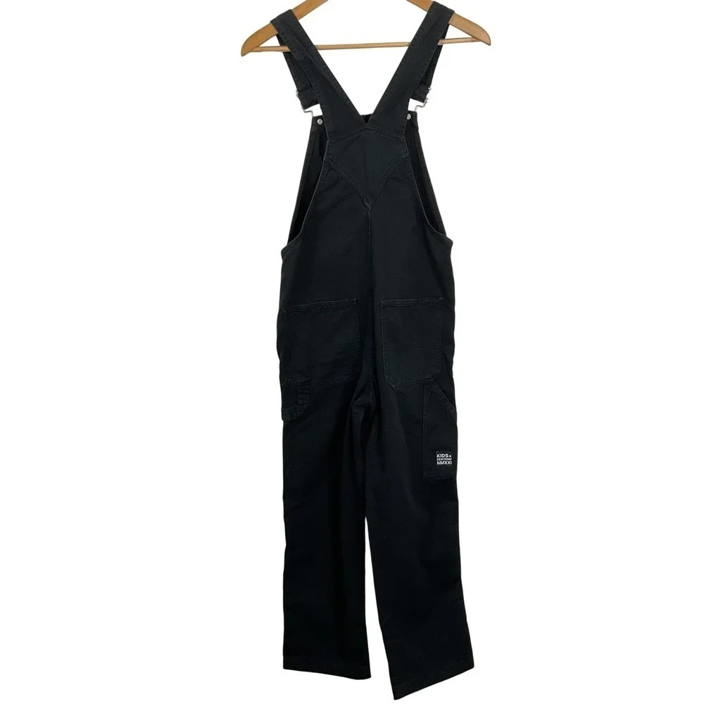 Zara MMXXI X Alastair McKimm Black Denim Overalls Kids Size M